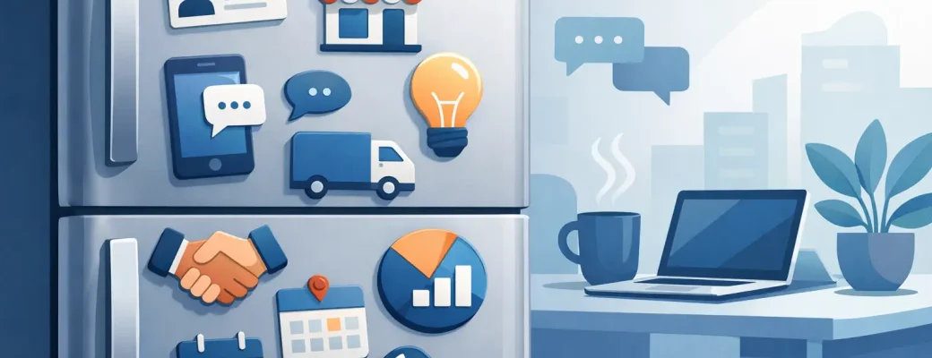 Custom Fridge Magnets That Keep Business Handy