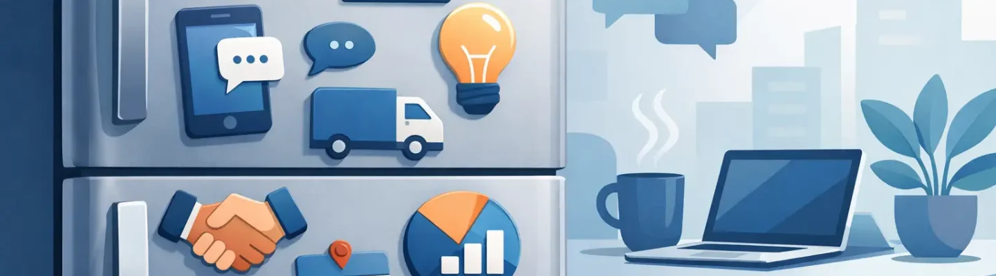 Custom Fridge Magnets That Keep Business Handy