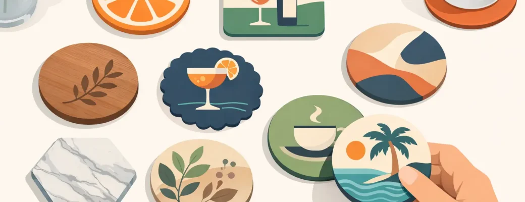 12 Restaurant Coaster Design Ideas Guests Keep