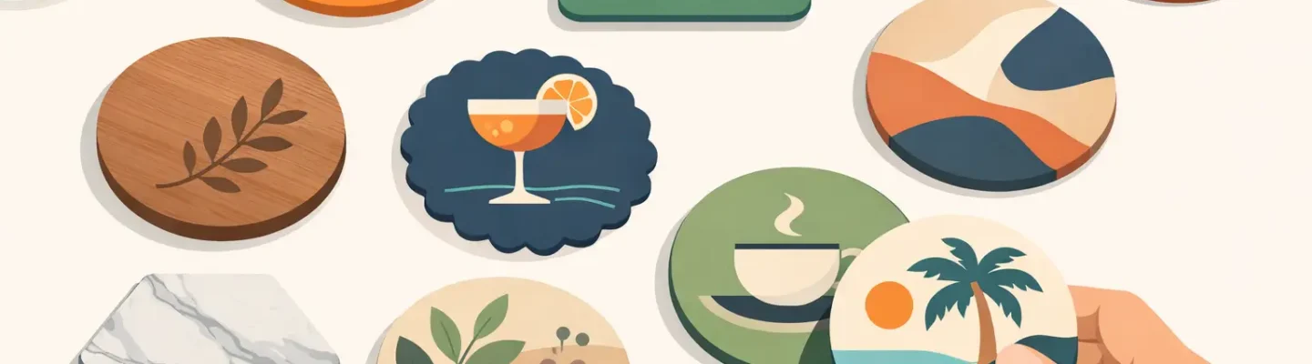 12 Restaurant Coaster Design Ideas Guests Keep
