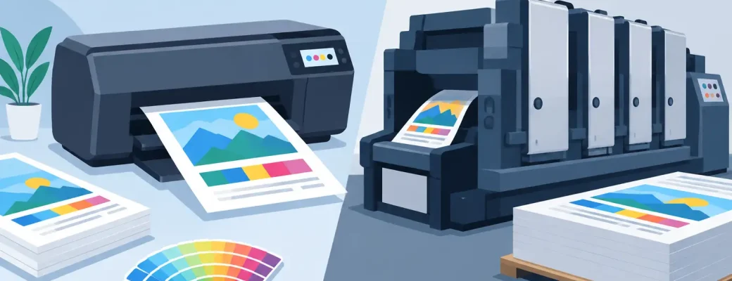 Digital Versus Offset Printing for Business