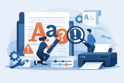 How to Fix PDF Font Errors Before Printing