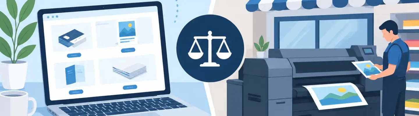 Online Printing Versus Local Printers Compared